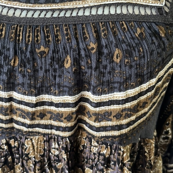 Free People Midsummer Night Dream Black Floral Print Dress - Picture 5 of 14